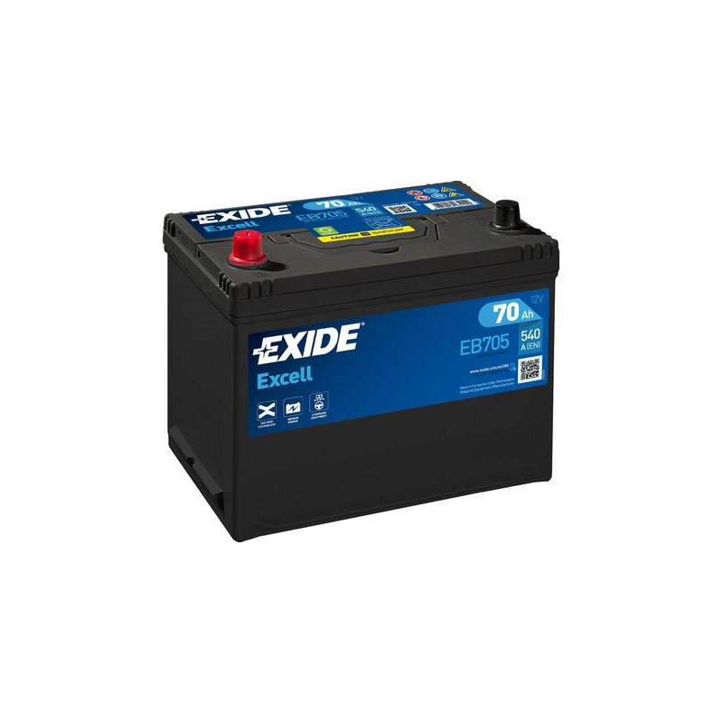Batería Exide EB705 | bateriasencasa.com