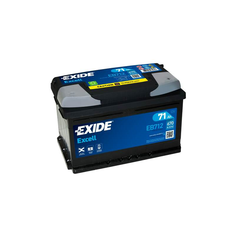 Exide EB712 battery | bateriasencasa.com