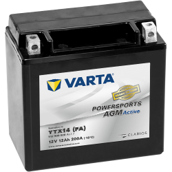 Batterie Varta YTX14-4 512909020 | bateriasencasa.com