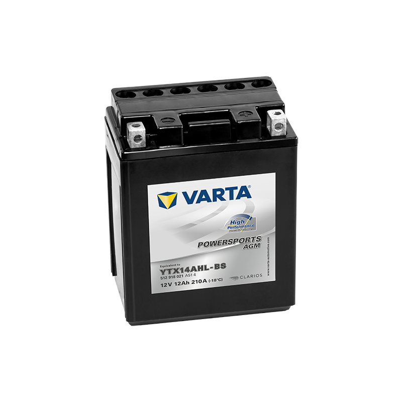 Batterie Varta YTX14AHL-BS 512918021 | bateriasencasa.com