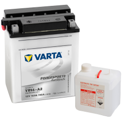 Batteria Varta YB14-A2 514012014 | bateriasencasa.com