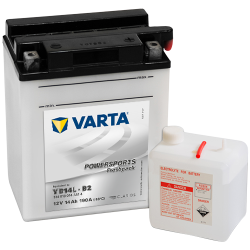 Batería Varta YB14L-B2 514013014 | bateriasencasa.com