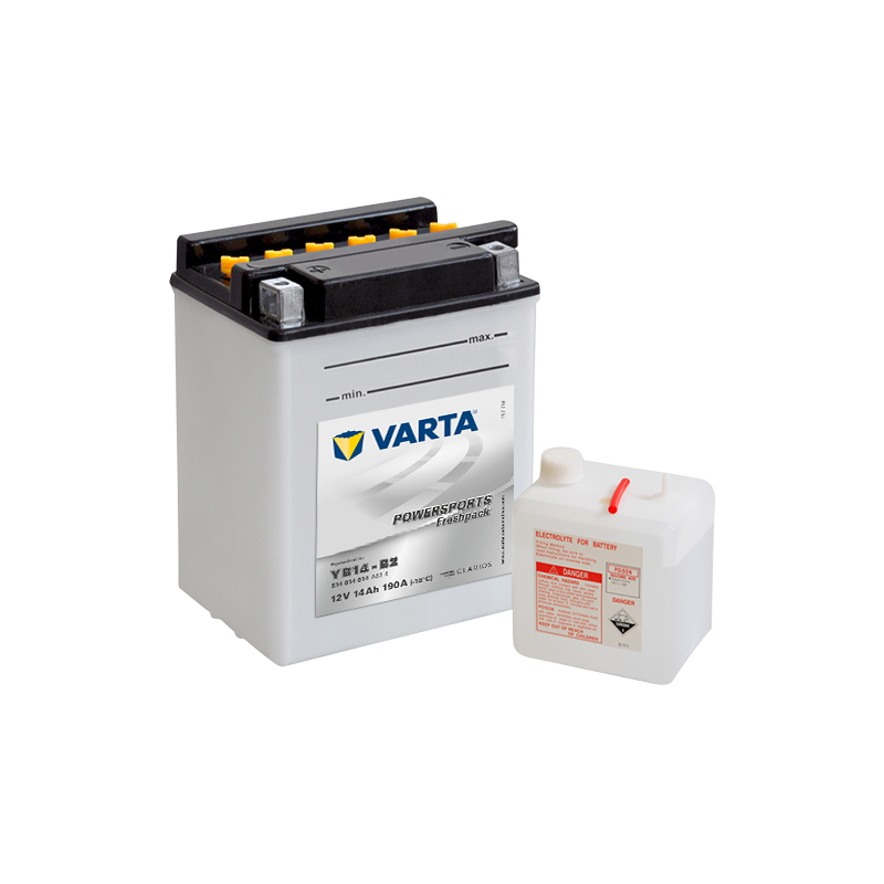 Batería Varta YB14-B2 514014014 | bateriasencasa.com
