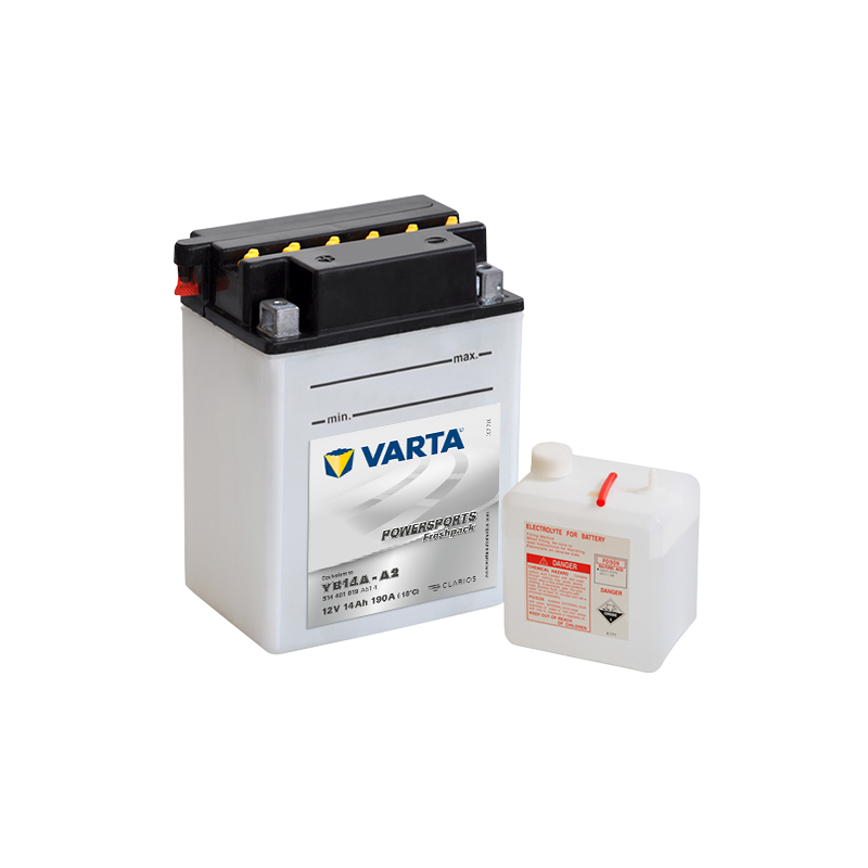 Batería Varta YB14A-A2 514401019 | bateriasencasa.com