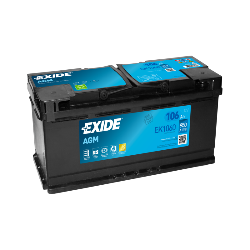 Batería Exide EK1060 | bateriasencasa.com