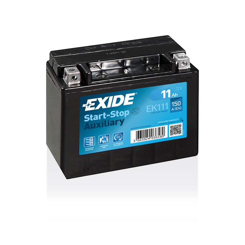 Exide EK111 battery | bateriasencasa.com