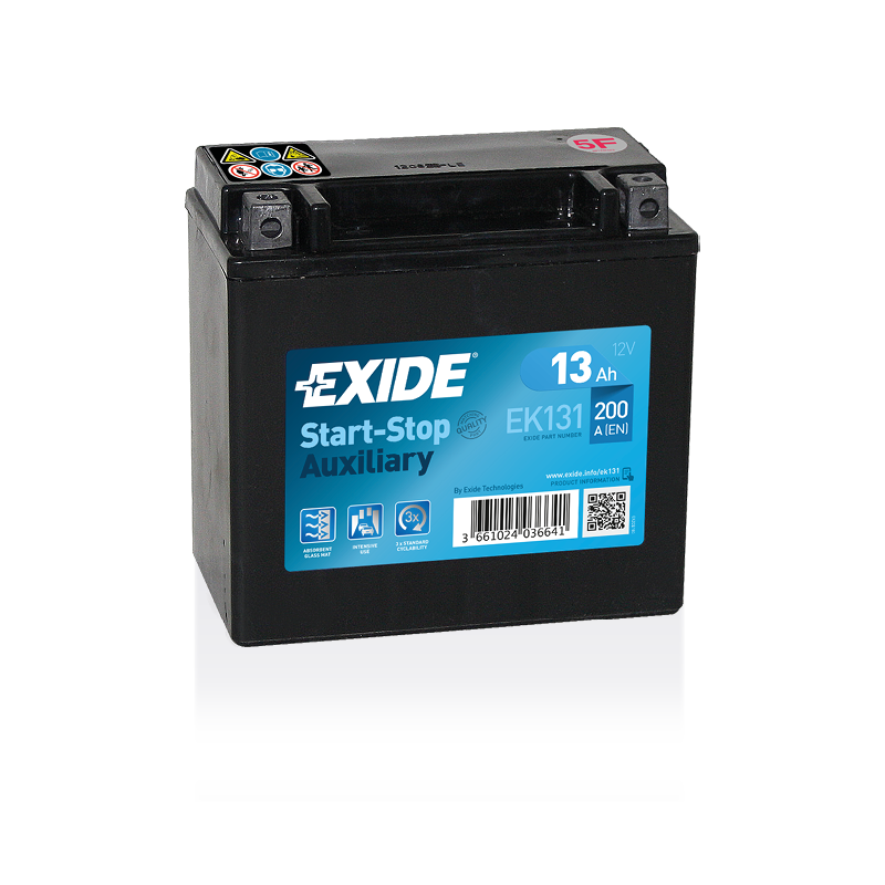 Exide EK131 battery | bateriasencasa.com