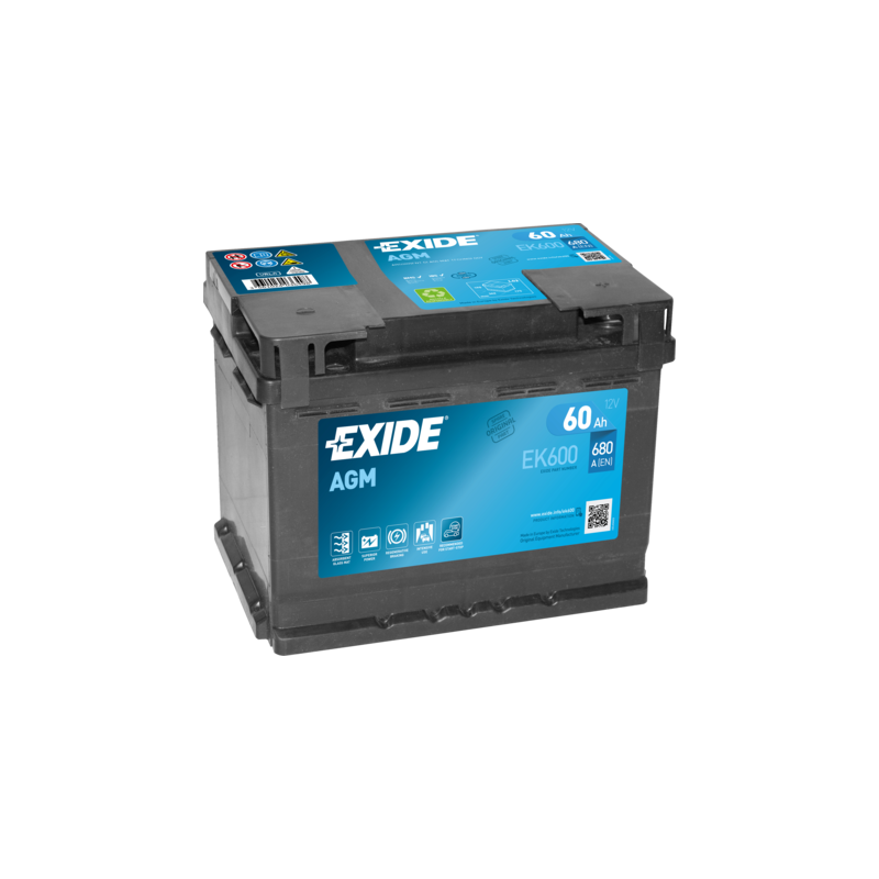 Batteria Exide EK600 | bateriasencasa.com