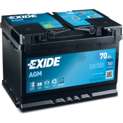 Batterie Exide EK700 | bateriasencasa.com