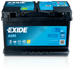 Batteria Exide EK720 | bateriasencasa.com