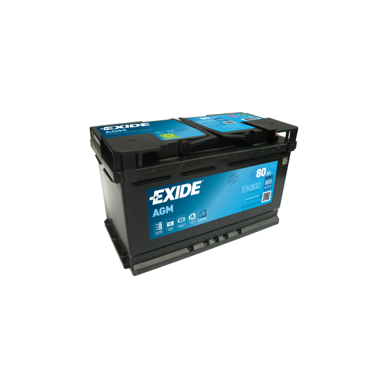 Exide EK800 battery | bateriasencasa.com