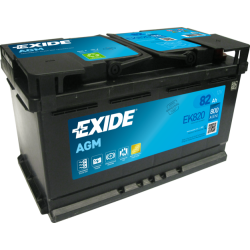 Exide EK820 battery | bateriasencasa.com
