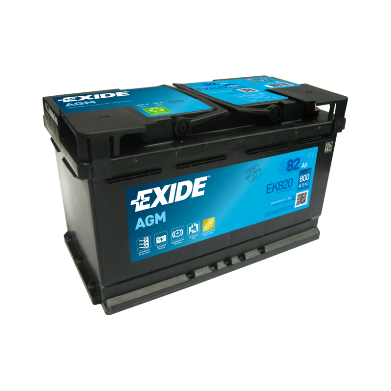 Batteria Exide EK820 | bateriasencasa.com