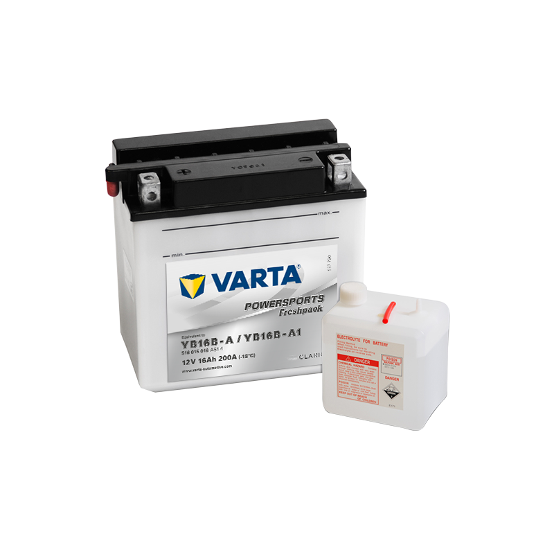 Varta YB16B-A YB16B-A1 516015016 battery | bateriasencasa.com