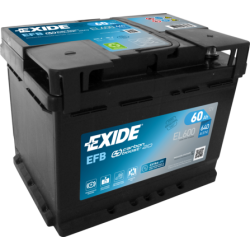 Batteria Exide EL600 | bateriasencasa.com