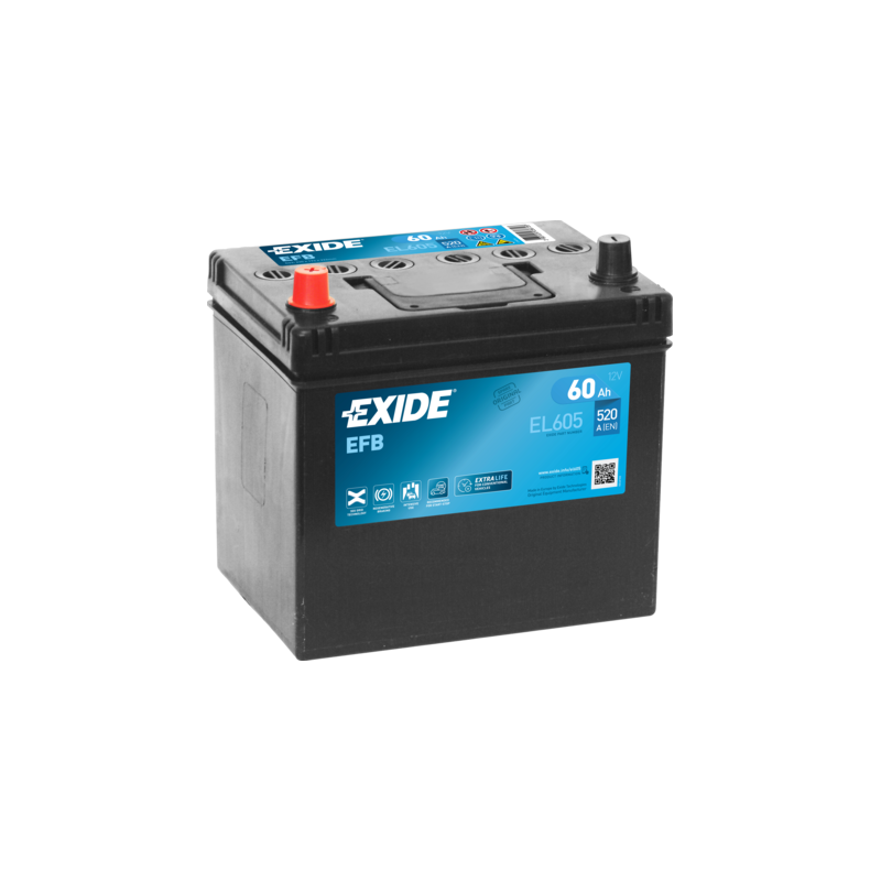 Batteria Exide EL605 | bateriasencasa.com