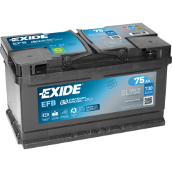 Batteria Exide EL752 | bateriasencasa.com