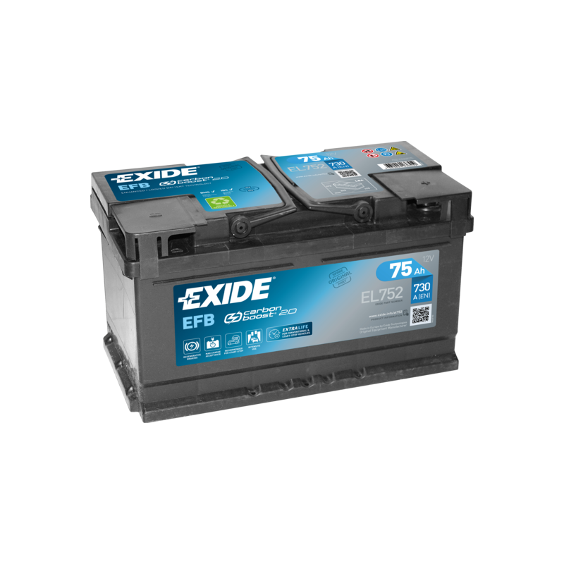 Exide EL752 battery | bateriasencasa.com