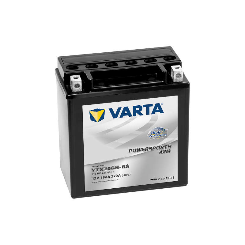 Batterie Varta YTX20CH-BS 518908027 | bateriasencasa.com