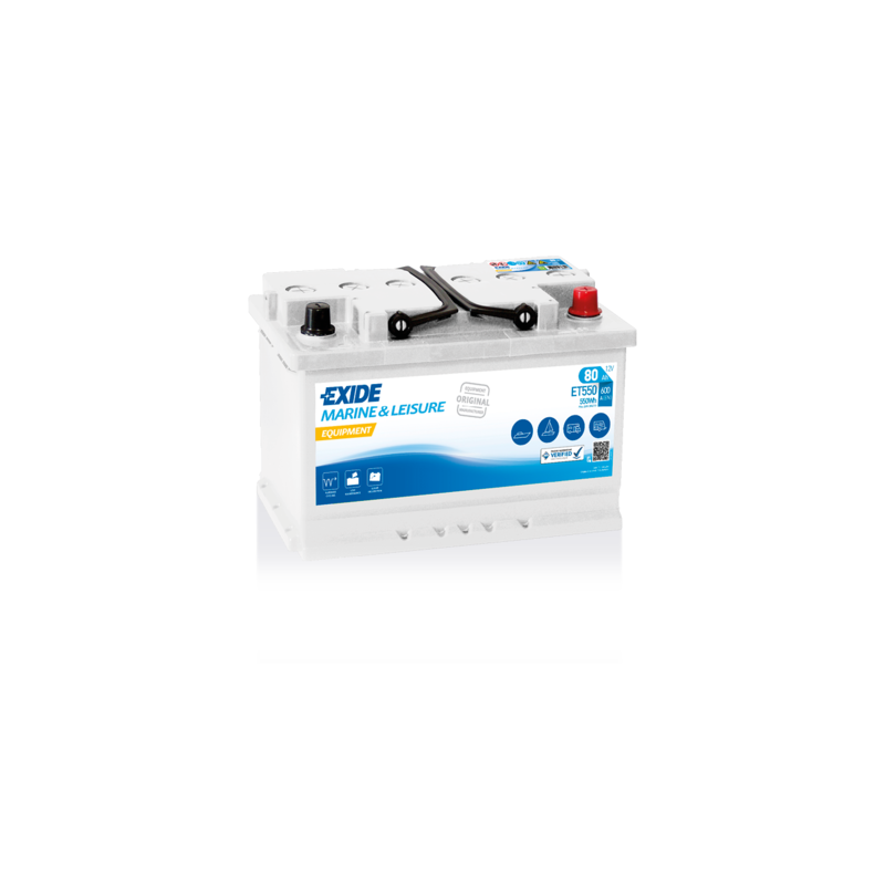 Exide ET550 battery | bateriasencasa.com