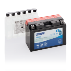 Batería Exide ET9B-BS | bateriasencasa.com