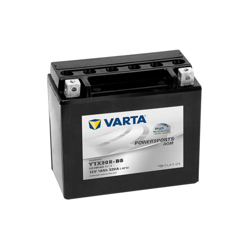 Batteria Varta YTX20H-BS 518908032 | bateriasencasa.com