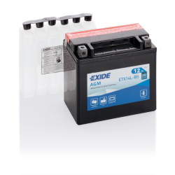 Batterie Exide ETX14L-BS | bateriasencasa.com