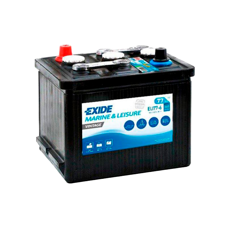 Exide EU77-6 battery | bateriasencasa.com