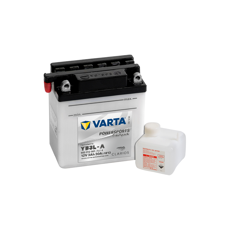 Batteria Varta YB3L-A 503012001 | bateriasencasa.com