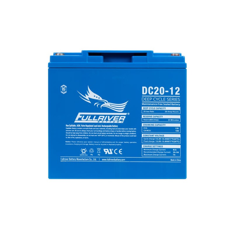 Batterie Fullriver DC20-12 | bateriasencasa.com