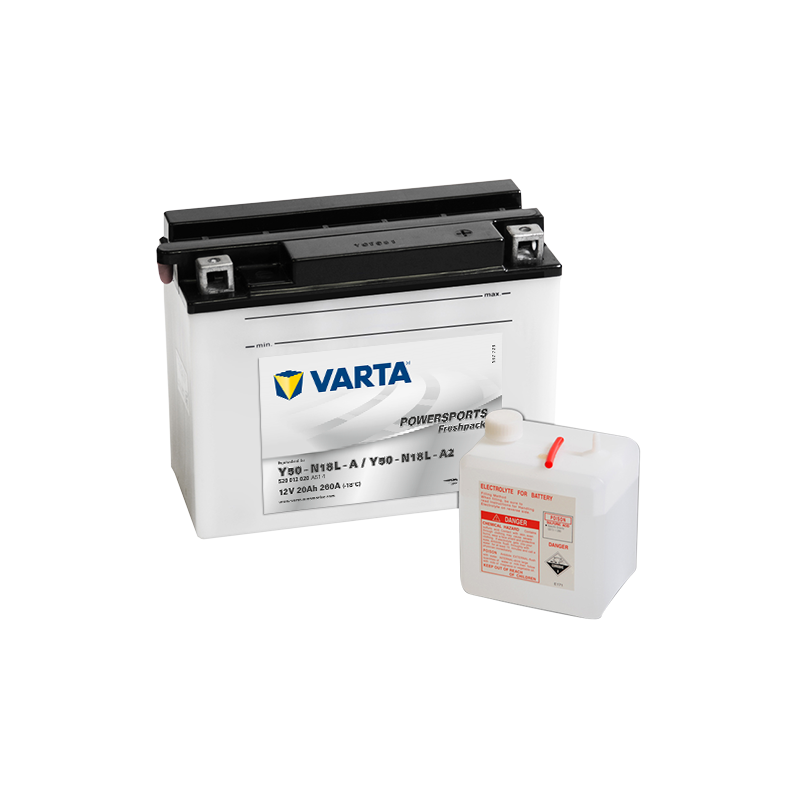 Batteria Varta Y50-N18L-A Y50N18L-A2 520012020 | bateriasencasa.com