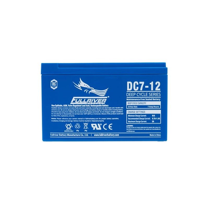 Batterie Fullriver DC7-12 | bateriasencasa.com