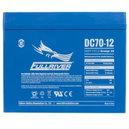 Bateria Fullriver DC70-12 70Ah - 1
