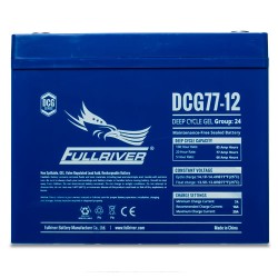 Batería Fullriver DCG77-12 | bateriasencasa.com