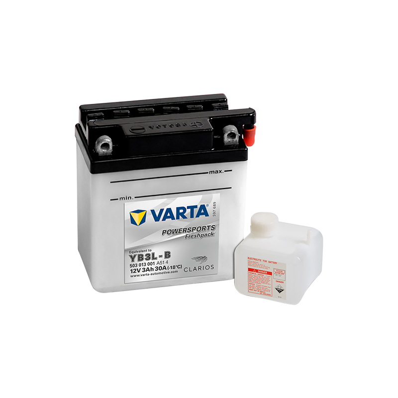 Batería Varta YB3L-B 503013001 | bateriasencasa.com