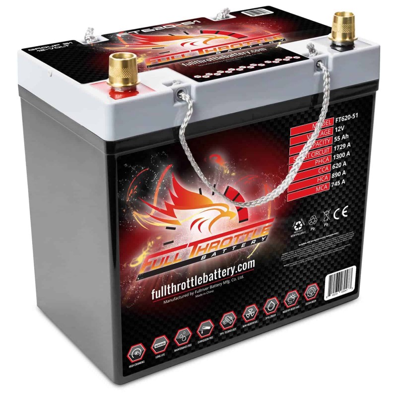 Batería Fullriver FT620-51 | bateriasencasa.com