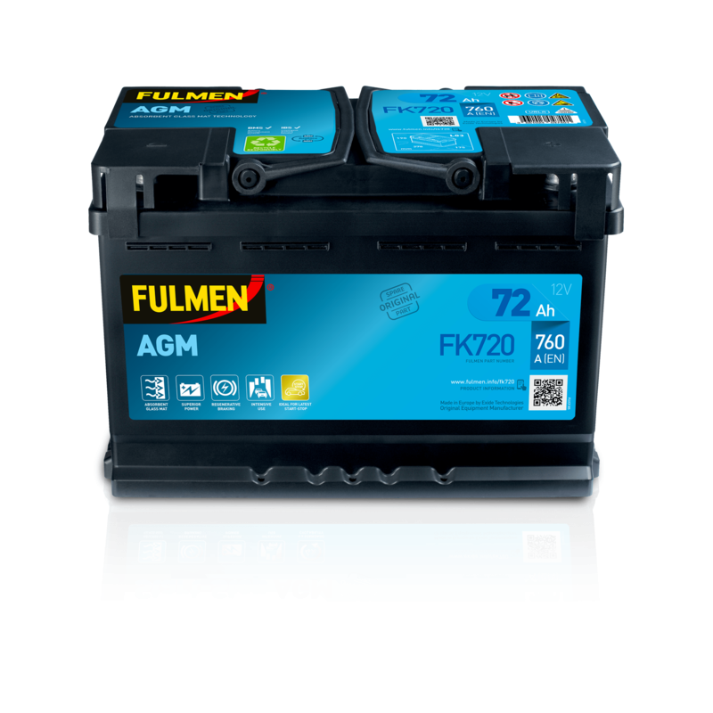 Batería Fulmen FK720 | bateriasencasa.com